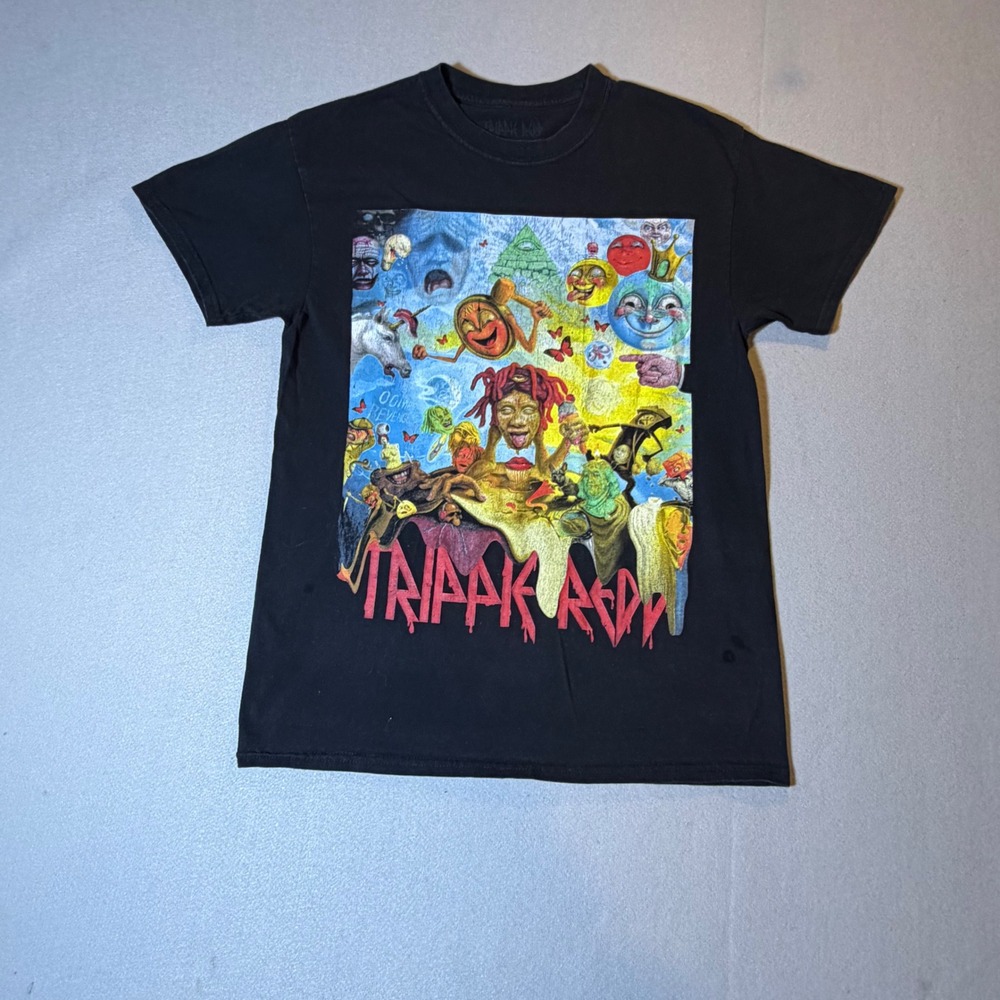 Trippie Redd Lifes a Trip Album Graphic T-Shirt Black Mens Small Hip Hop Rap Tee